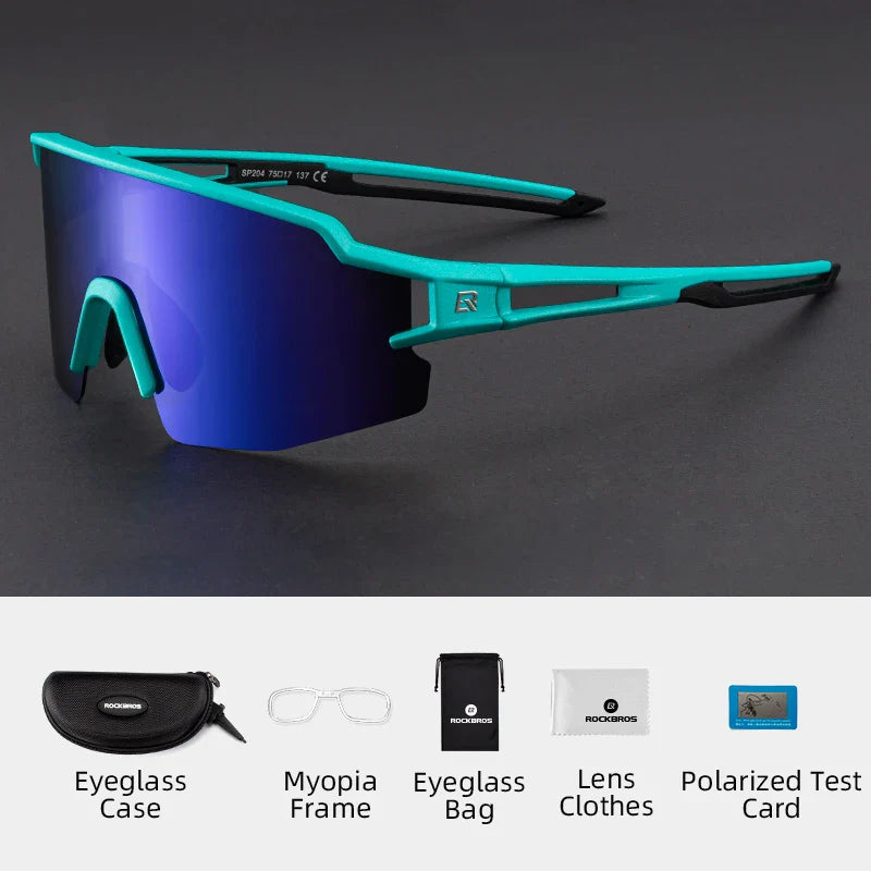 ROCKBROS Photochromic Polarized Cycling Glasses for UV Protection