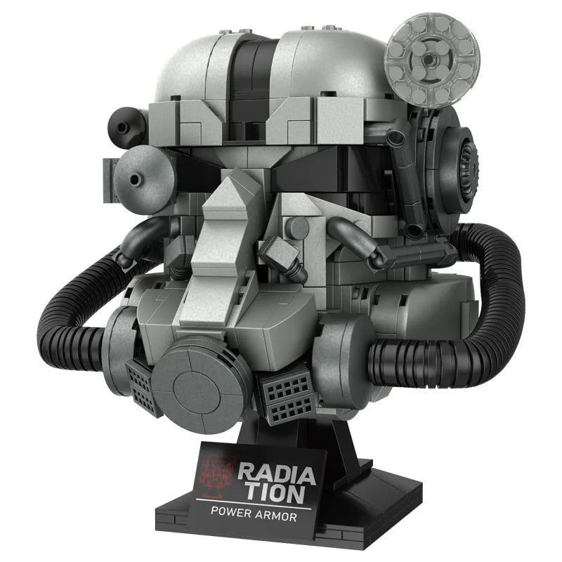 1168PCS Creative Building Blocks Power Armor Helmet Model for Kids