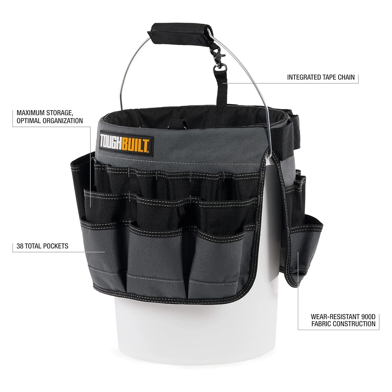 TOUGHBUILT TB-85 Bucket Organizer | Durable Tool Storage Solution