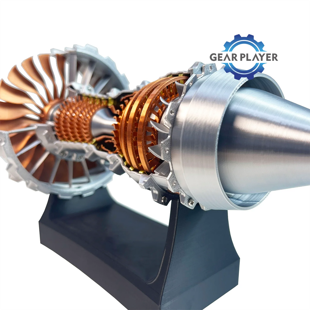 TR900 Turbofan Engine Model Kit - Precision DIY STEM Toy for Aviation Lovers