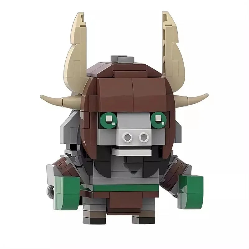 Kung Fu Panda Brickheadz Building Block Figures - Fun Kid's Gift