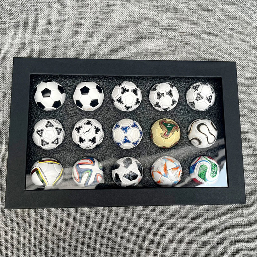 15Pcs Mini Soccer Ball Collection - Historical Commemorative Set