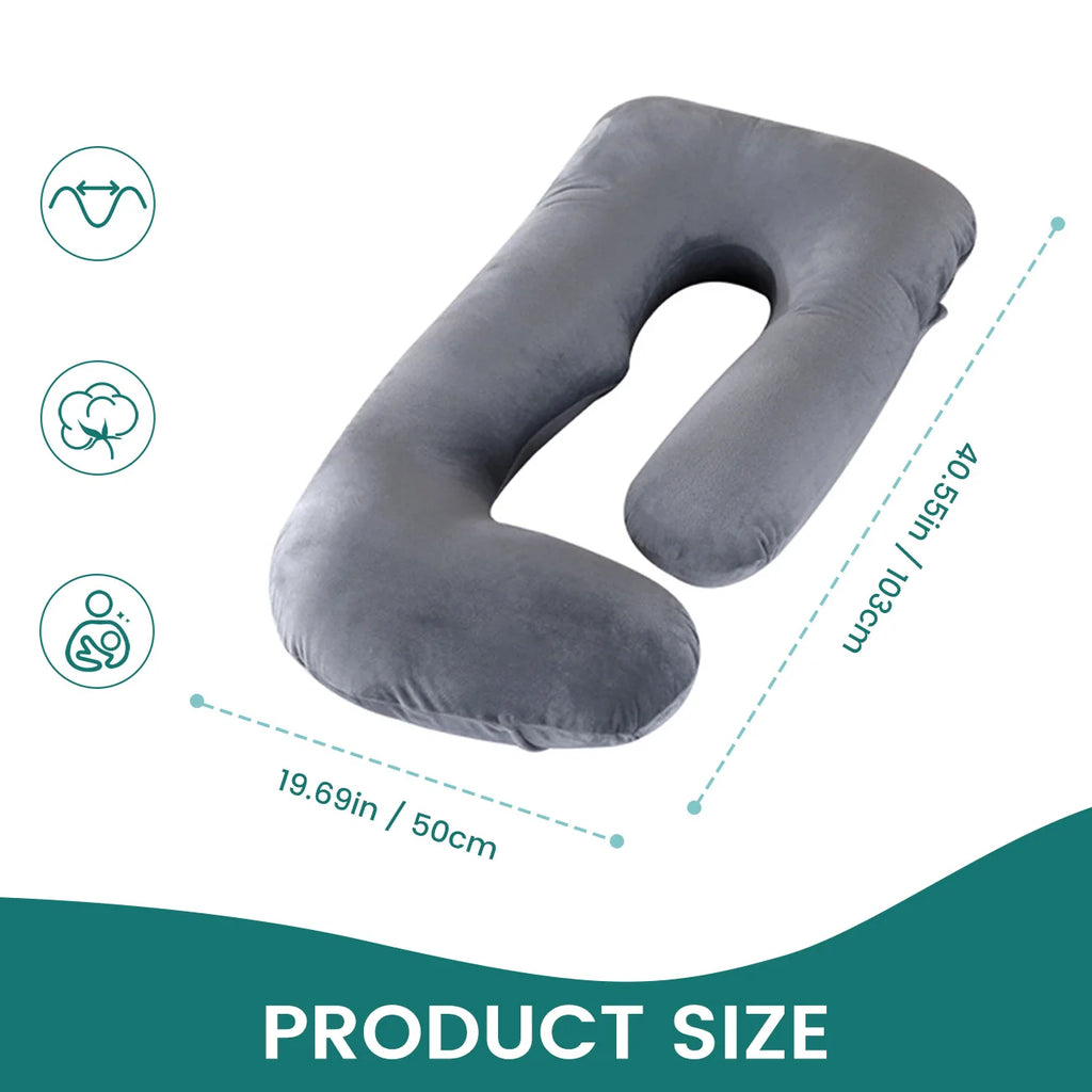 G-Shape Maternity Pillow - Ultimate Full Body Support for Expecting Moms