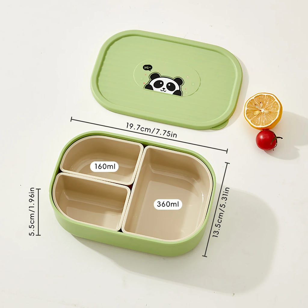 3-Compartment Food Storage Box for Fresh Keeping | Kitchen Organizer