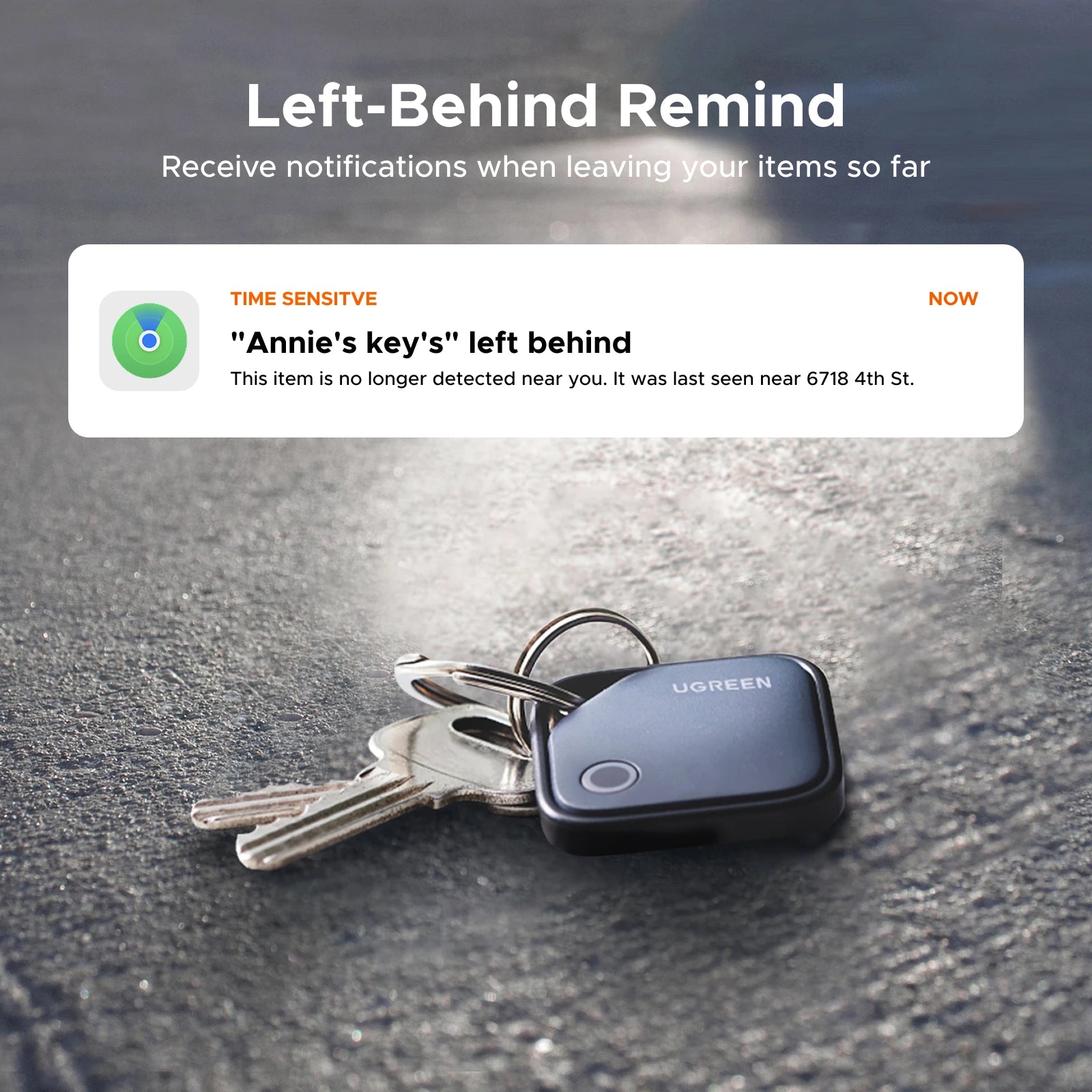 2-Pack Bluetooth Item Tracker for iPhone - Smart Locator Tags