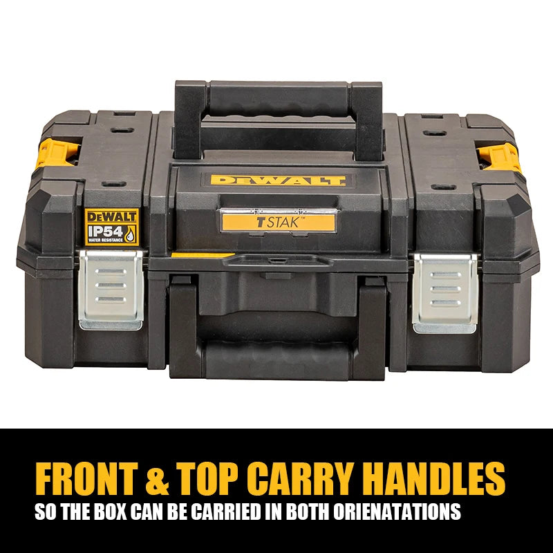 DEWALT TSTAK™ 2.0 IP54 Deep Organization Box - Heavy Duty & Secure