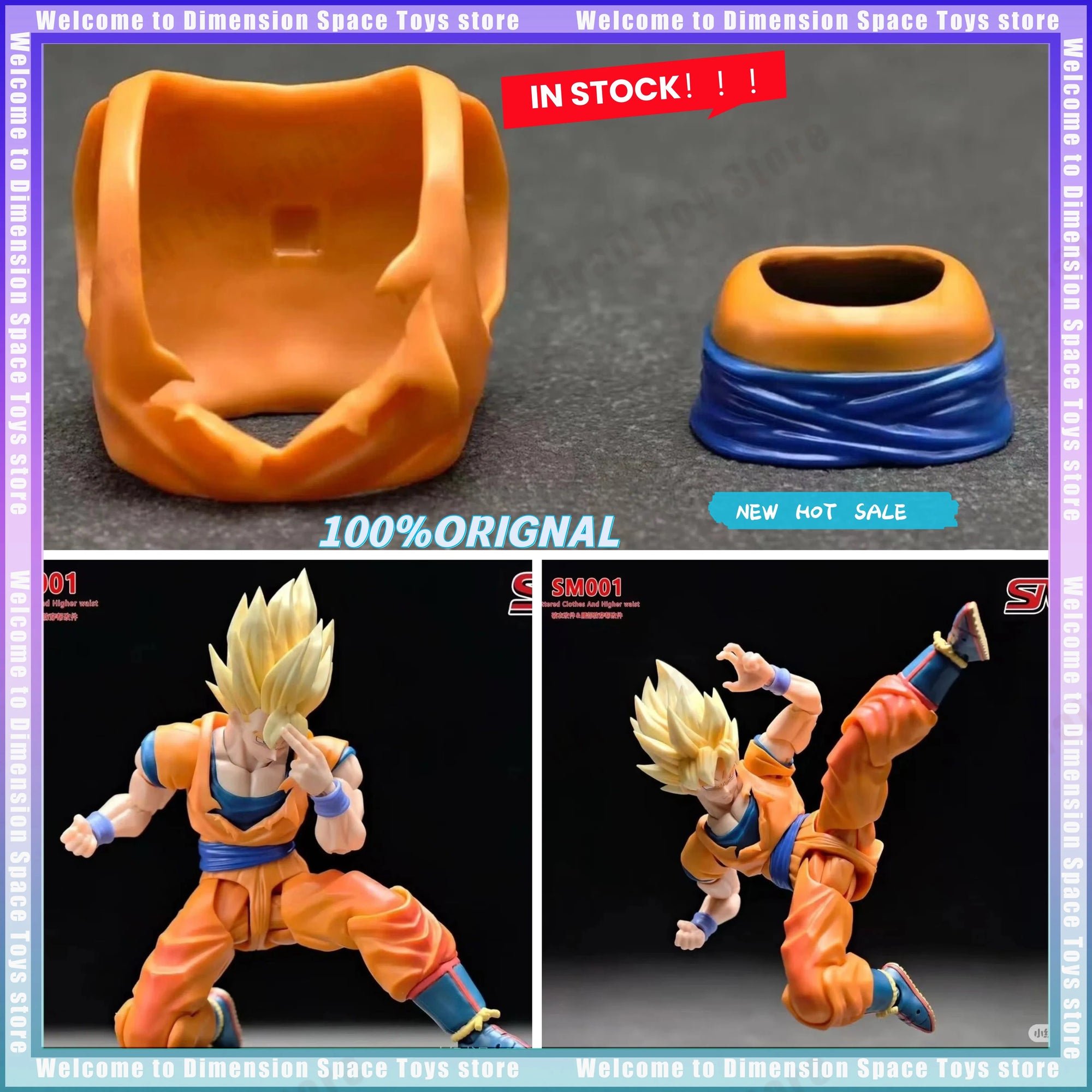 Super Saiyan Son Goku 3.0 Head Sculpt - Premium Dragon Ball Accessory