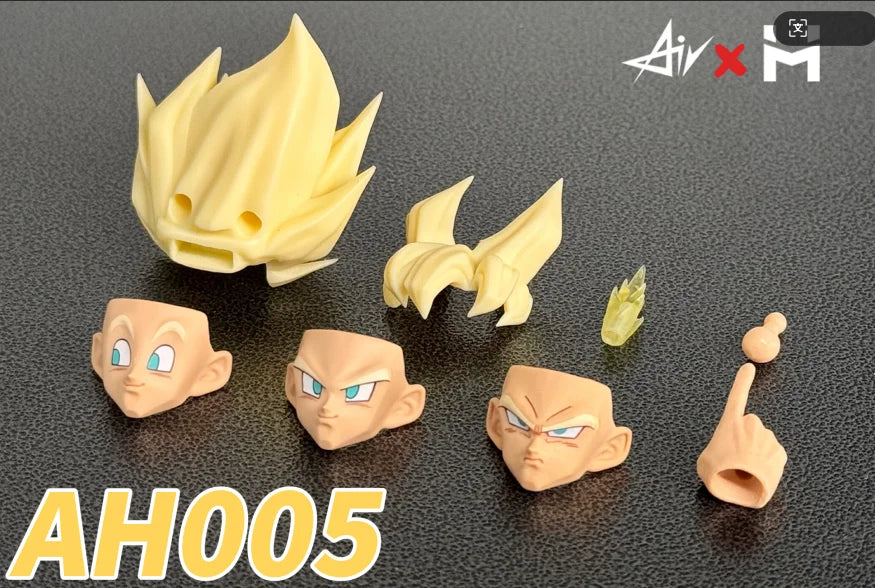 Super Saiyan Son Goku Head Accessory for Action Figures