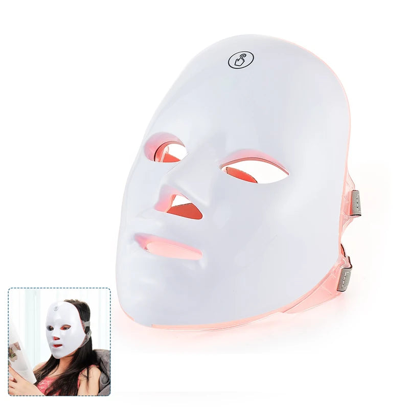 7 Colors LED Photon Facial Mask - Skin Firming & Rejuvenation
