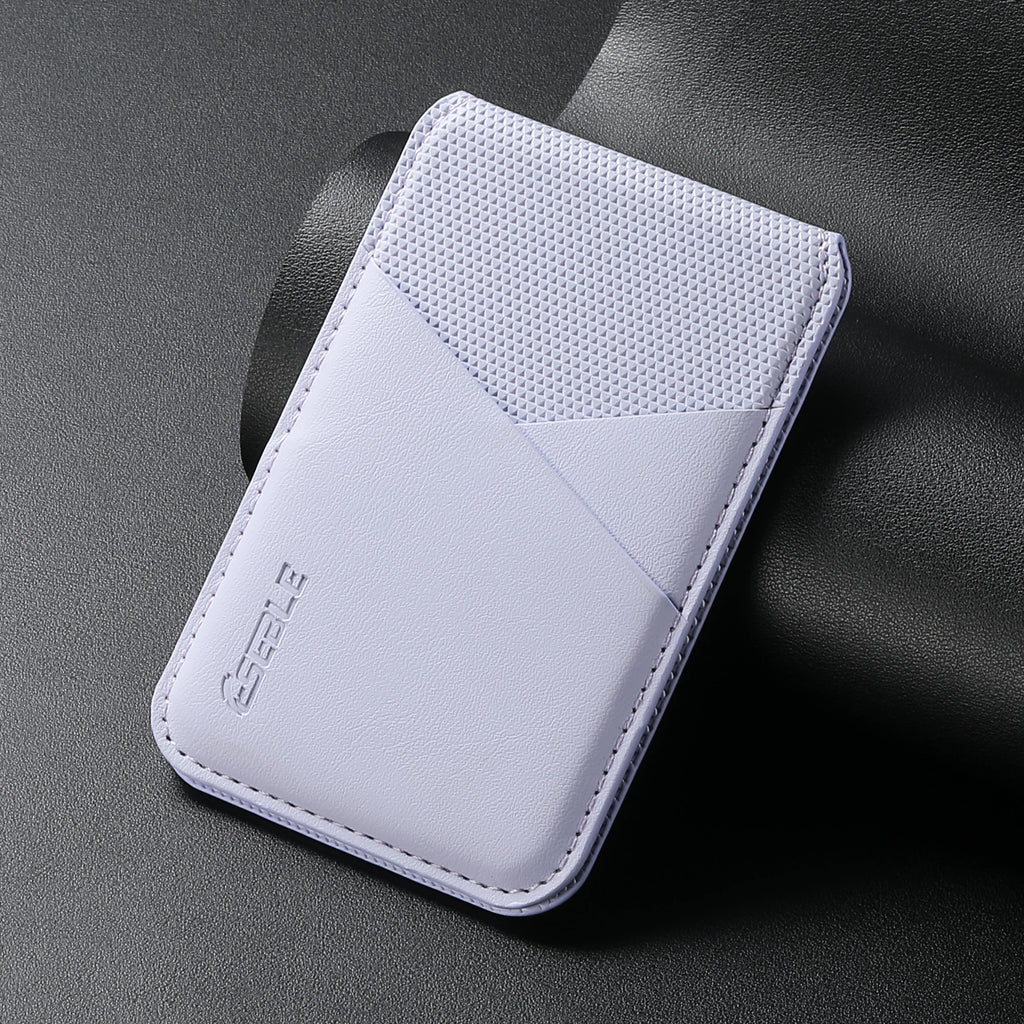 Elegant Leather Wallet MagSafe Card Holder for iPhone & Galaxy