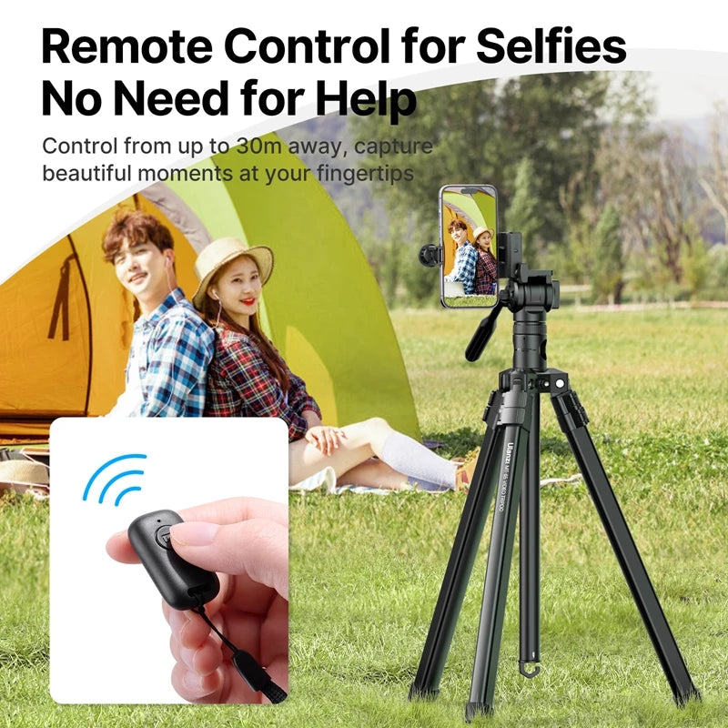 Ulanzi MT-65 Adjustable Aluminum Tripod for Camera & Smartphones