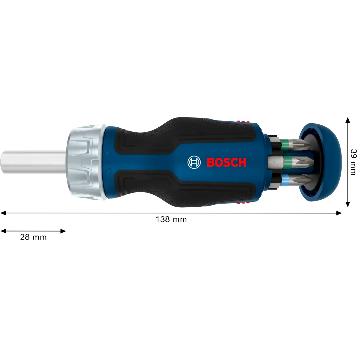 Bosch Stubby Ratchet Bit Screwdriver Set - High Power & Precision
