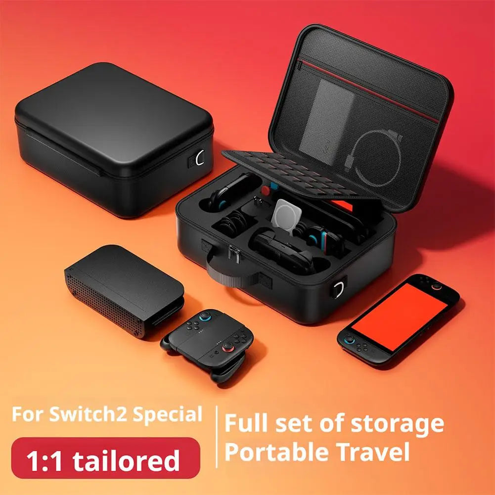 Premium Hard Shell Storage Case for Nintendo Switch 2 - Travel Organizer