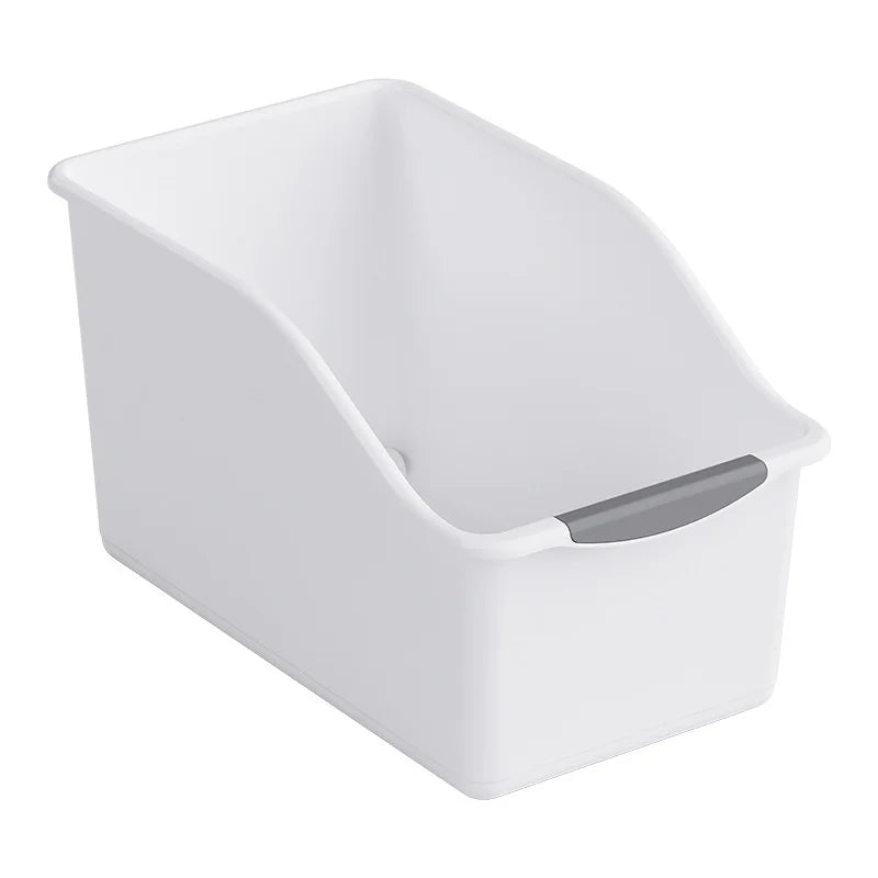 Curved Plastic Storage Bins - Versatile Home Organization Set