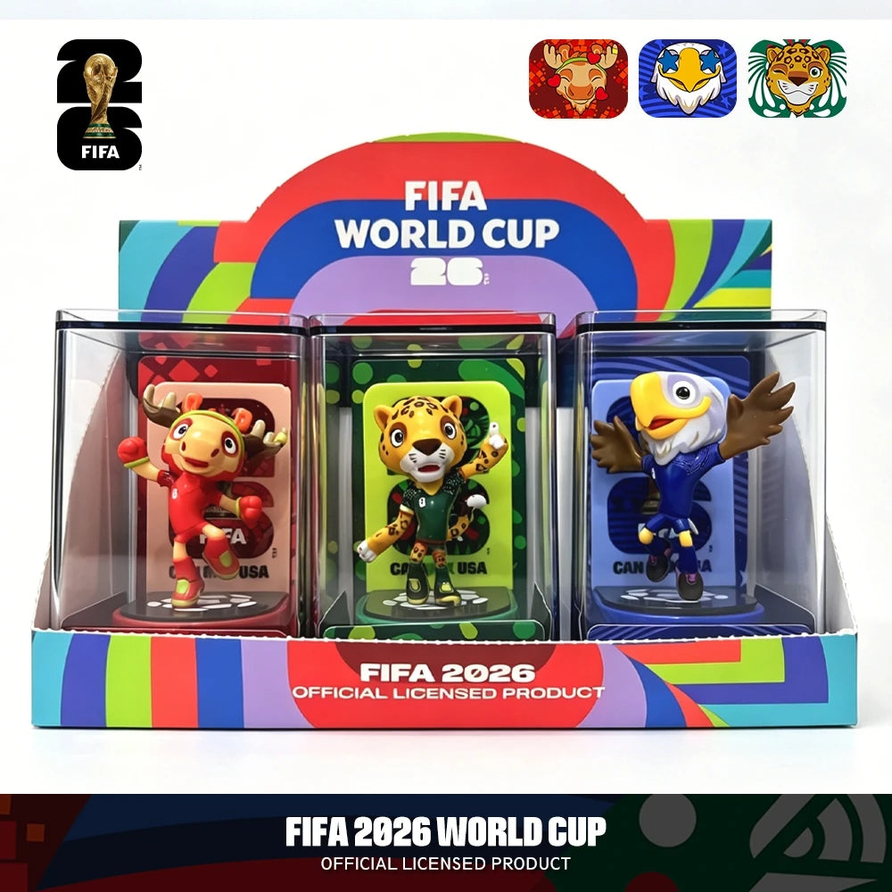 FIFA 2026 World Cup Mascot 3-Piece Collectible Set - Fan Memorabilia