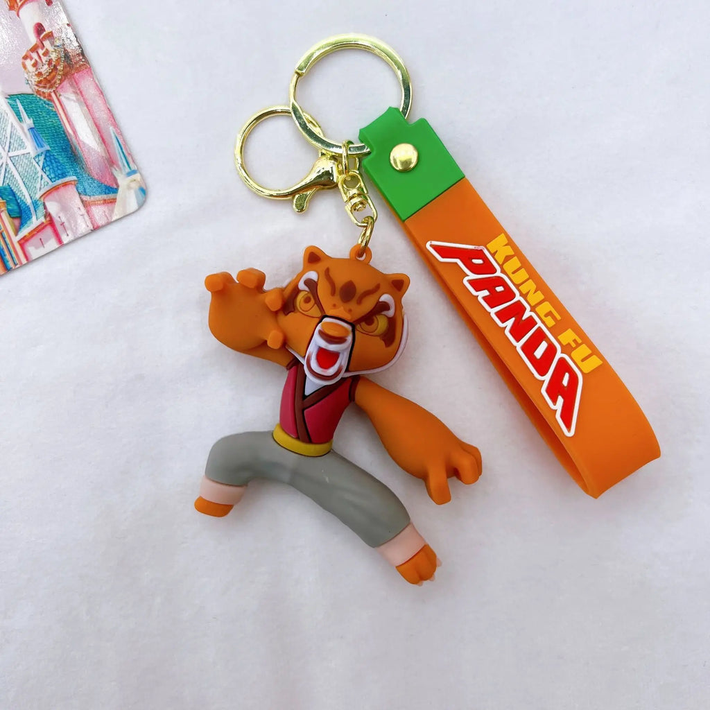 Cute Kung Fu Panda Keychain - Perfect Anime Gift & Car Accessory