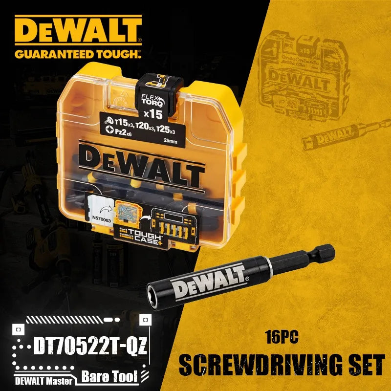 DEWALT 16PC Extreme FLEXTORQ Screw Driving Set - Durable & Efficient
