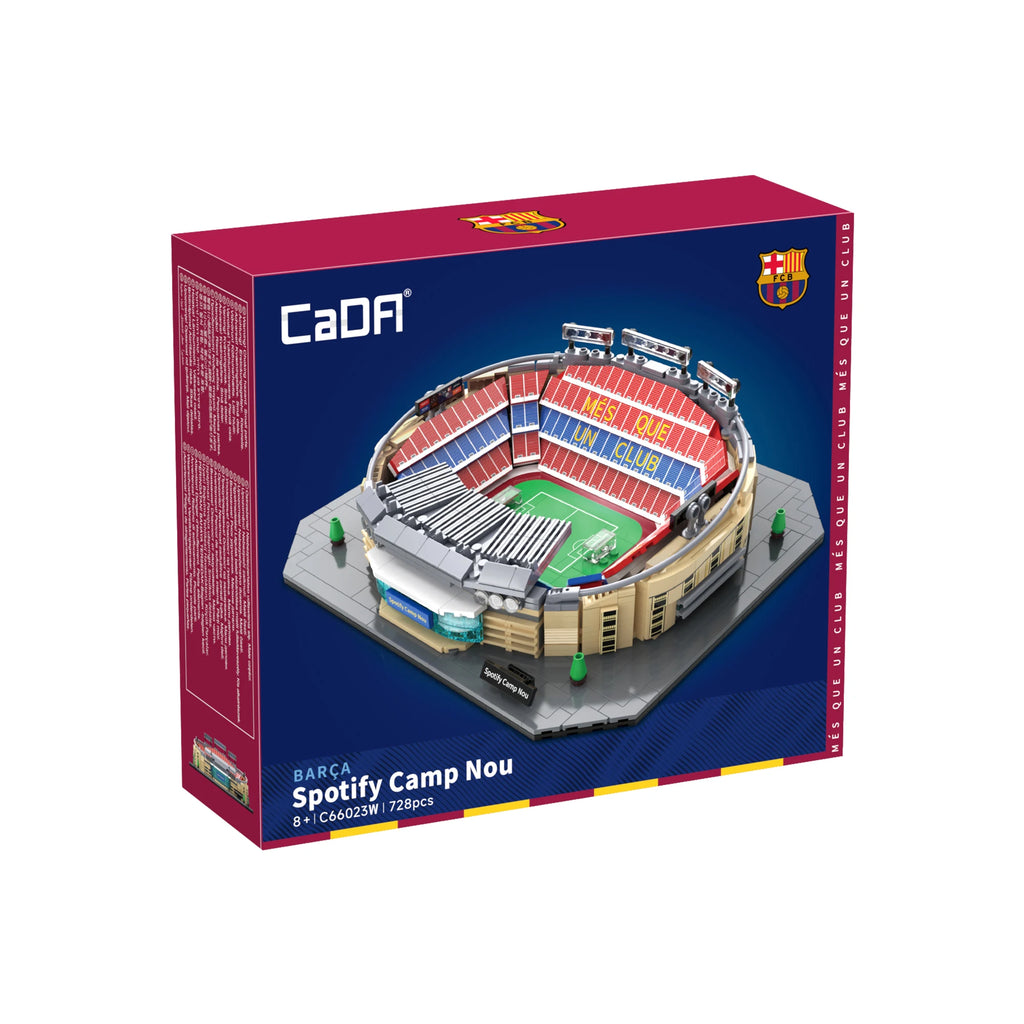 CaDA Camp Nou Building Block Set - 728 Pieces for Football Fans