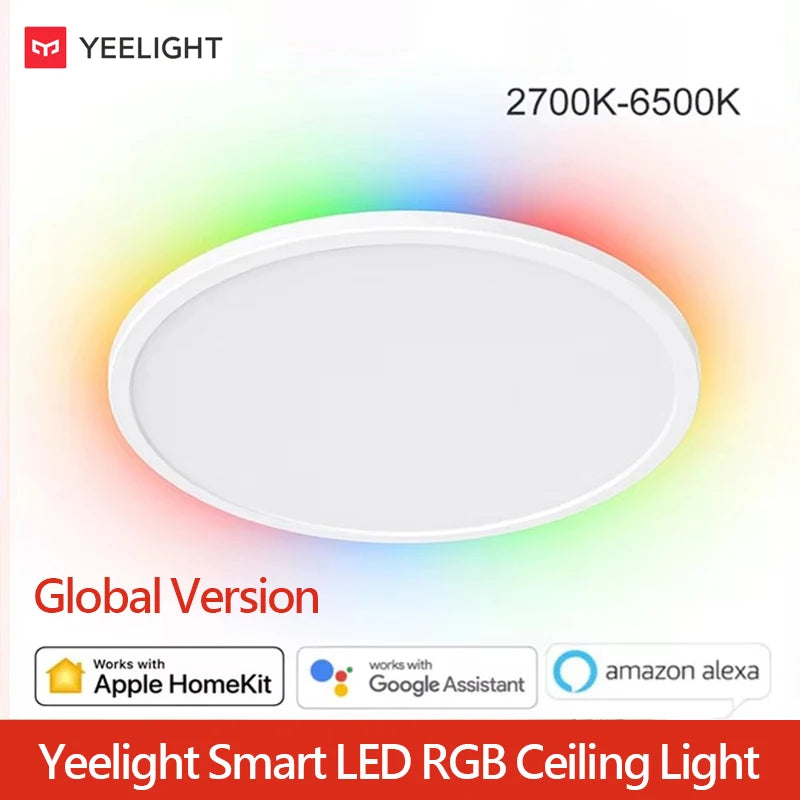 Yeelight Smart RGB Ceiling Light - Dimmable & Voice Control