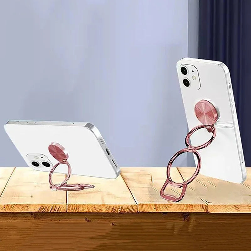 360° Rotation Metal Phone Holder - Universal Foldable Kickstand