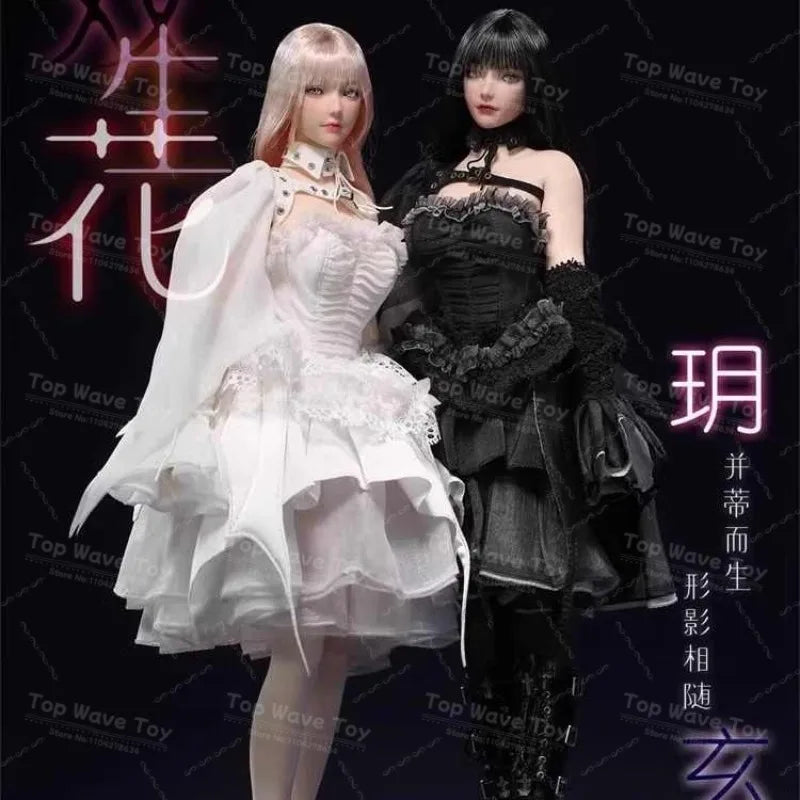 I8TOYS 1/6 Twin-flowered Yue Xuan Head Sculpt & Dress Set for Action Figures