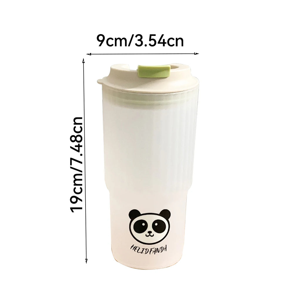 Cute Bear Large Capacity Water Bottle – Leak-Proof Tumbler