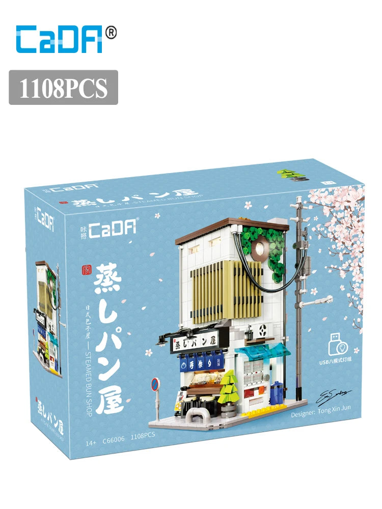 Cada City LED Café Building Blocks - Fun Architecture Set for Kids