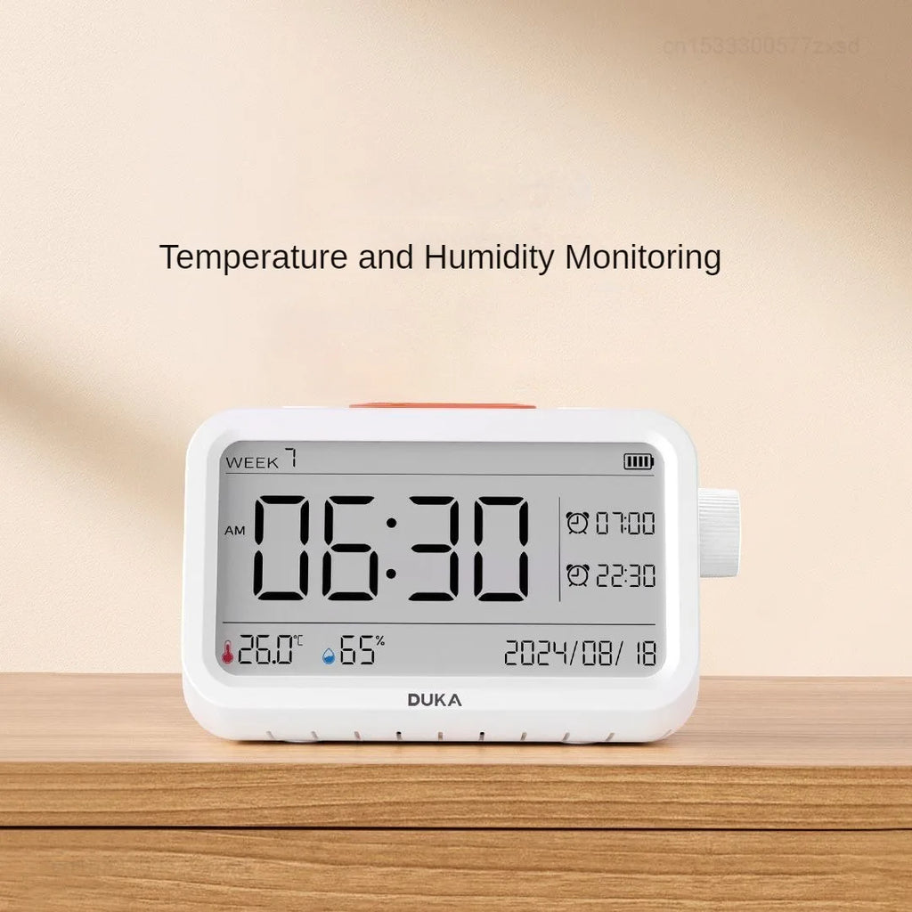 DUKA MT2 Temperature & Humidity Meter with Night Light - Home Weather Station