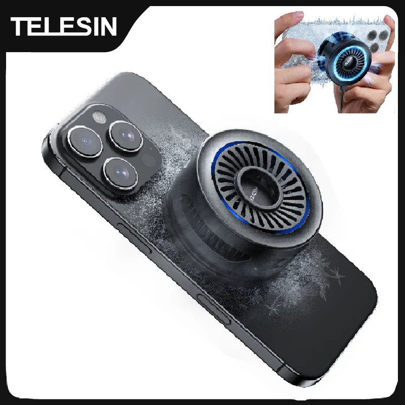TELESIN Pro Mobile Phone Cooler for Gaming & Streaming