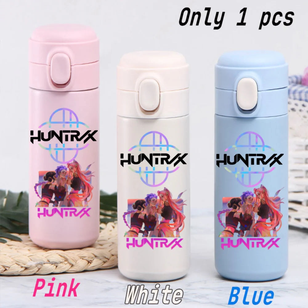 KPop 420ML Insulated Thermos Cup - Stylish Water Bottle Gift