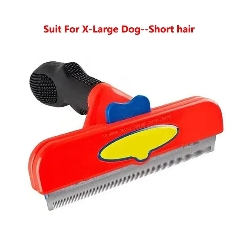 Cat & Dog Hair Removal Comb - Grooming Brush for Shedding Control
