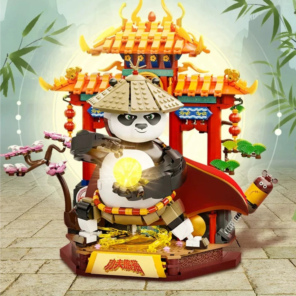 Pantasy Kung Fu Panda Building Blocks - Fun Desktop Decoration