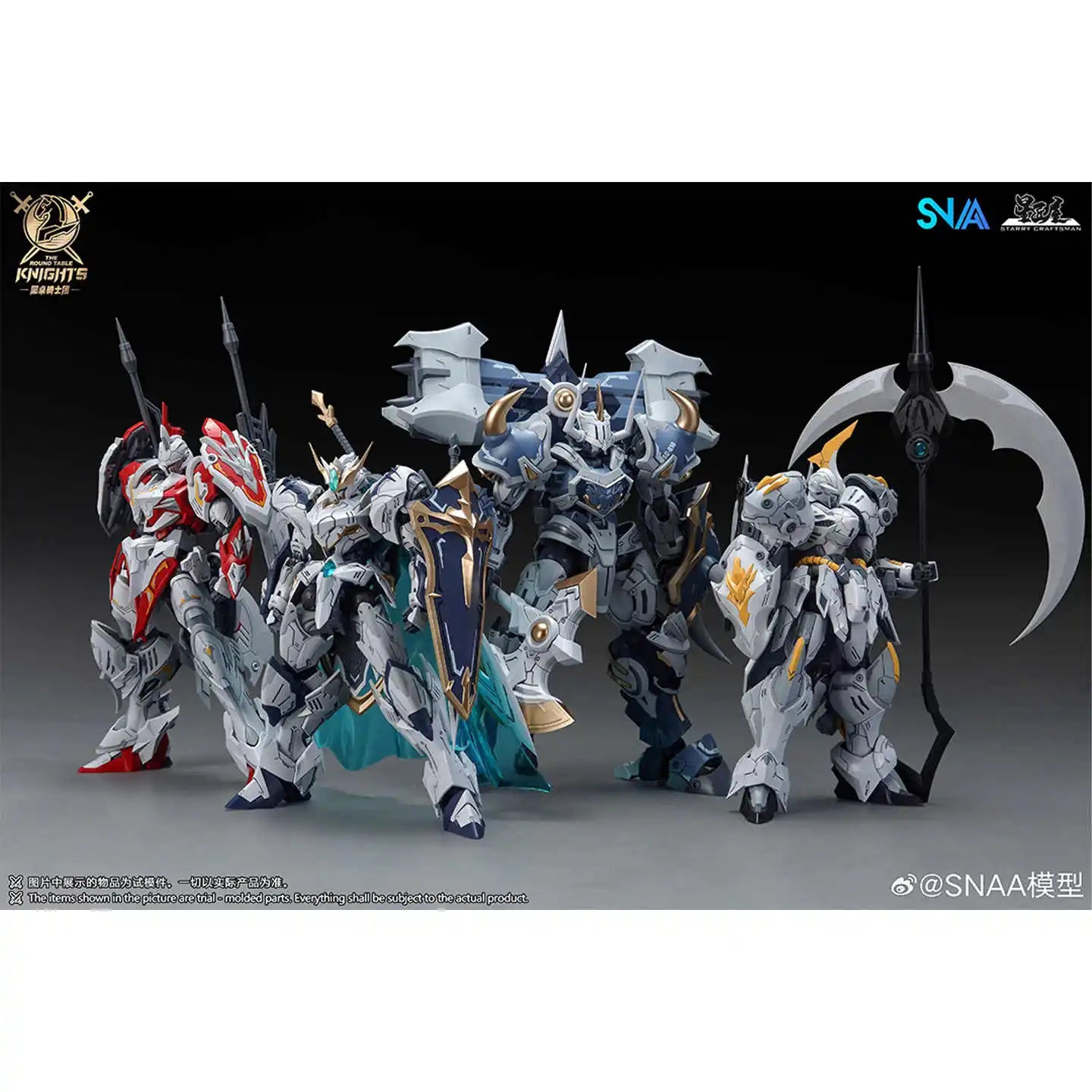 Snaa Furious Hammer Galahad Action Figure - Knights of the Round Table