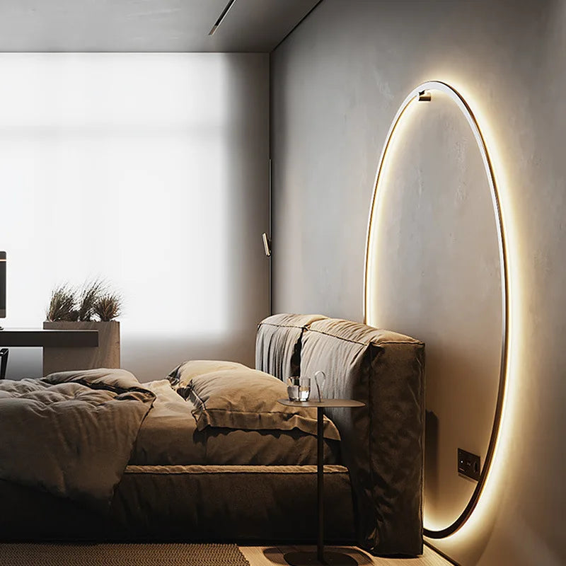 Modern Minimalist LED Circle Wall Sconce for Home Decor