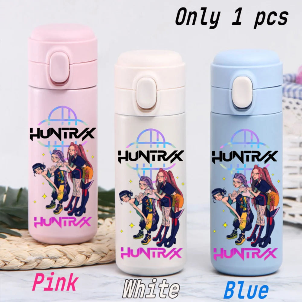 Insulated 420ML K-Pop Travel Drink Bottle - Stylish & Portable