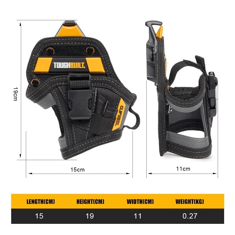 TOUGHBUILT Compact Drill Holster - Portable Multi-Pocket Tool Bag