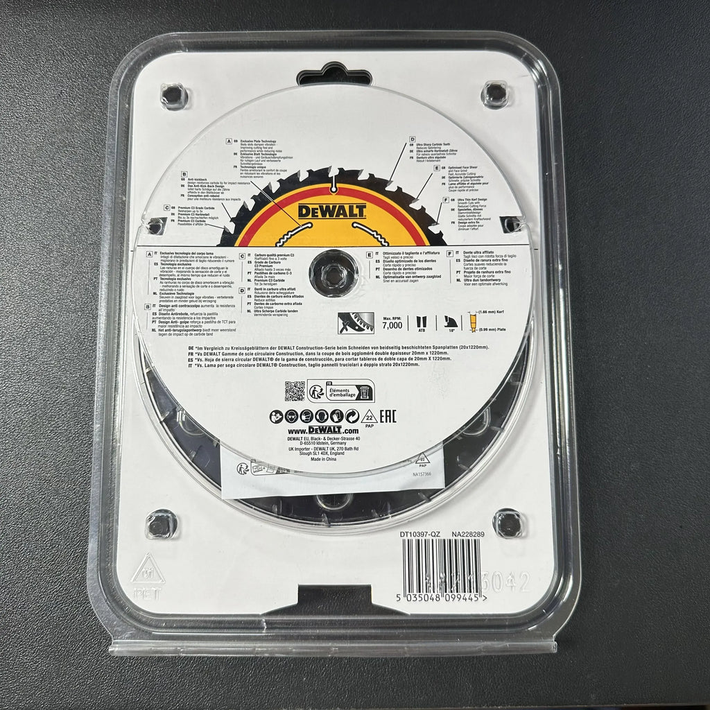 DEWALT Elite Circular Saw Blade - 3 Pack, 165MM, 24T & 40T