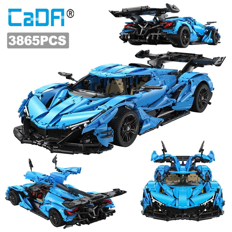 Cada 3865PCS V12 Hypercar Model Building Blocks - Ultimate Racing Fun