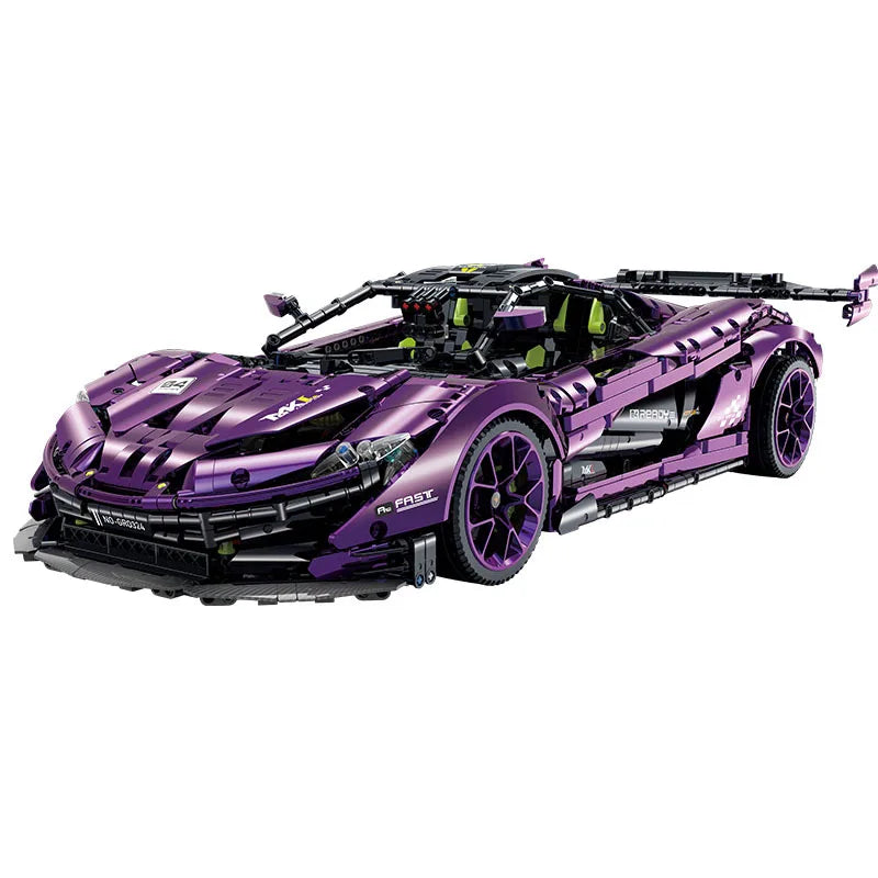 3568pcs Remote Control Sports Car Building Blocks - MOC P1 Model