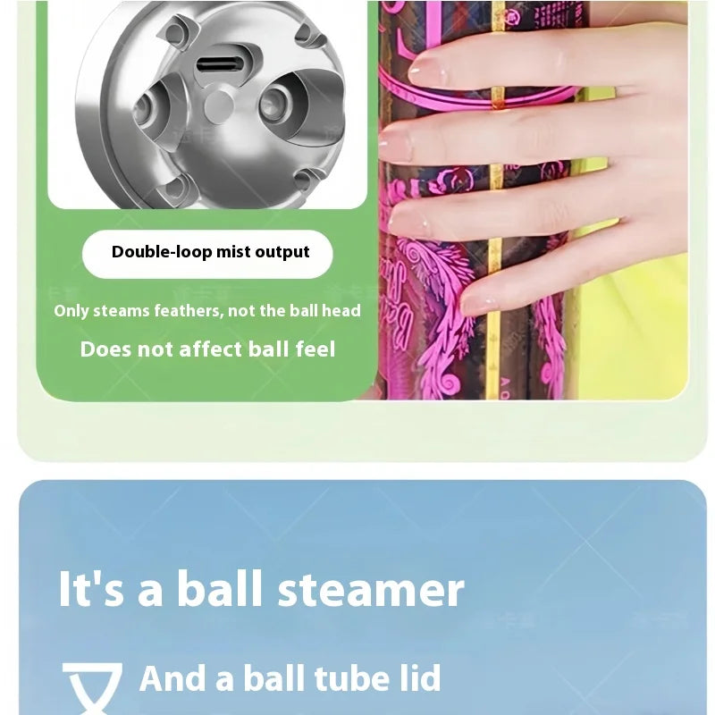 Portable Badminton Humidifier Case for Extended Shuttlecock Life