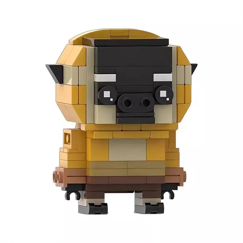 Kung Fu Panda Brickheadz Building Block Figures - Fun Kid's Gift
