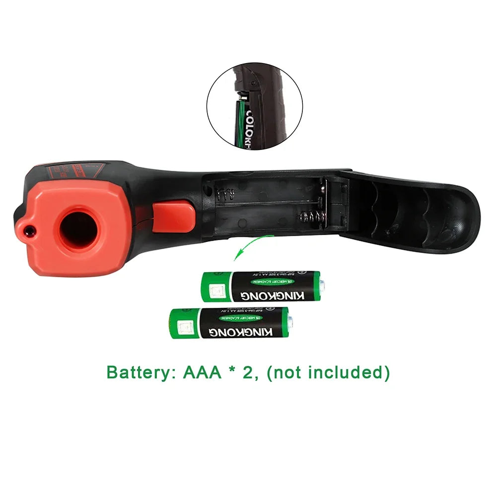 Digital Infrared Thermometer -50 to 600°C | Non-Contact Temperature Scanner