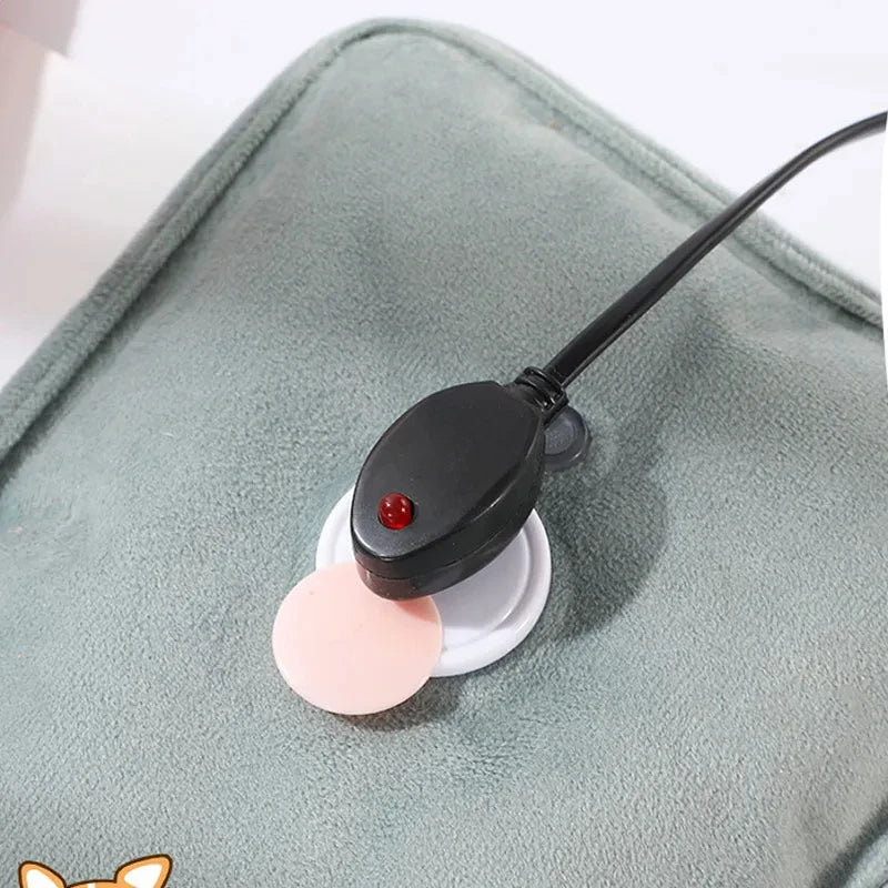Electric Hot Water Bottle - Cute, Rechargeable Hand Warmer
