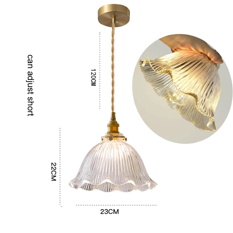 Stylish Glass Pendant Light for Dining Room & Restaurant Décor