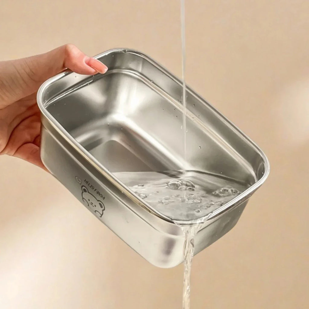 Large Leak-Proof Stainless Steel Food Container
