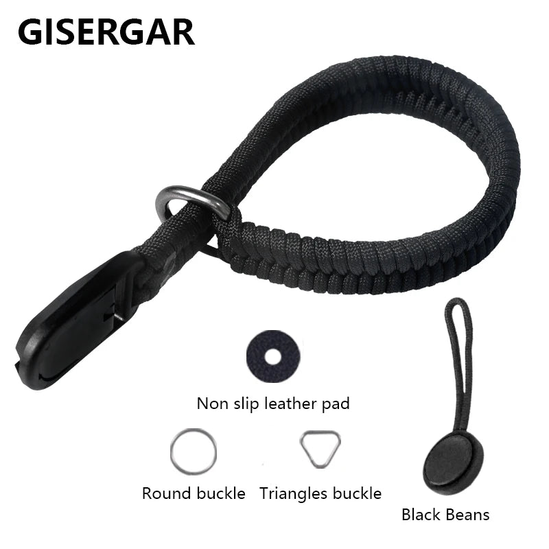 Adjustable Hand-Braided Camera Wrist Strap for Nikon, Canon, Sony
