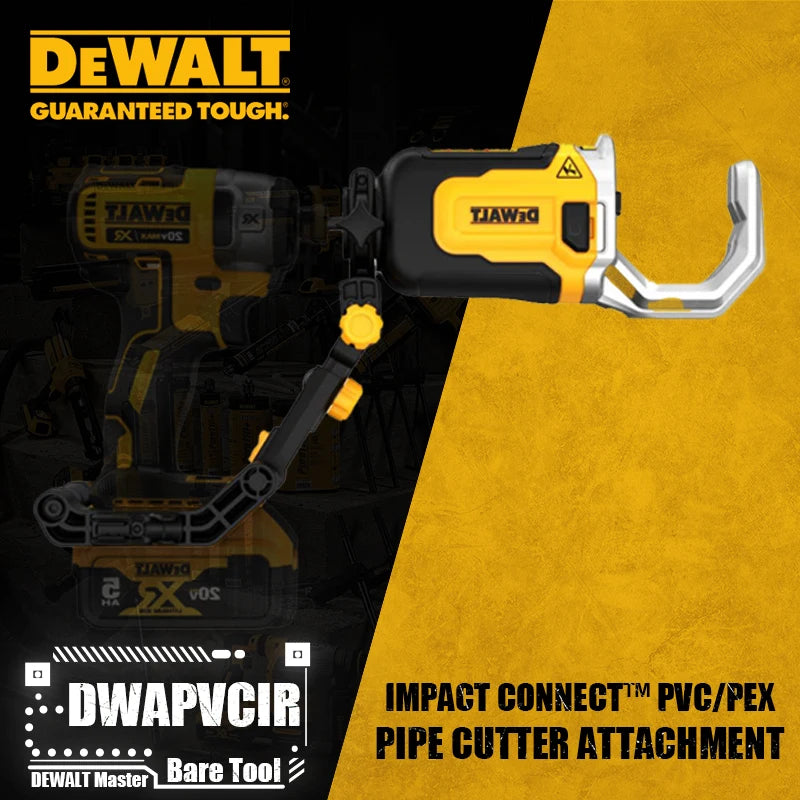 DEWALT IMPACT CONNECT™ Pipe Cutter Attachments for PVC & Copper