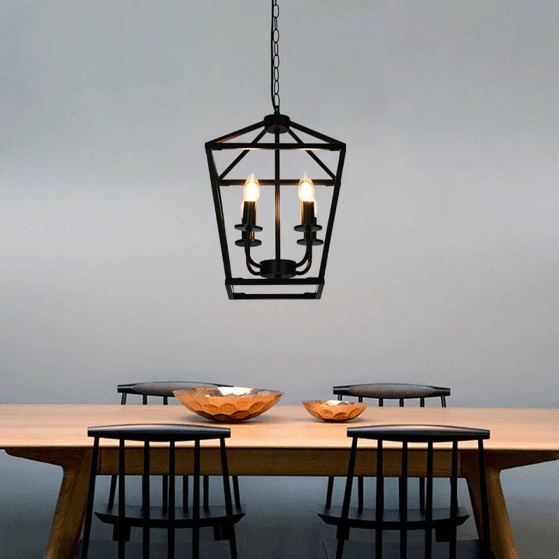 Vintage Industrial Chandelier Pendant Light for Dining & Kitchen