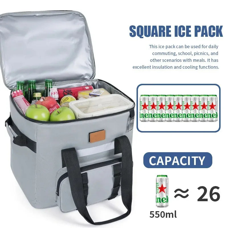 40L Insulated Thermal Backpack - Leak Proof Lunch & Picnic Cooler