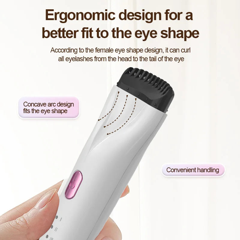 Alwafore Heated Eyelash Curler - 3 Modes for Long-Lasting Curls